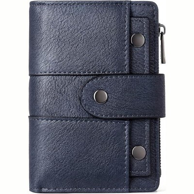 BEAFUP Small Wallet for Women,Leather Slim Womens Wallet Bifold Multi Card Holder Organizer Designer with Removable ID Window