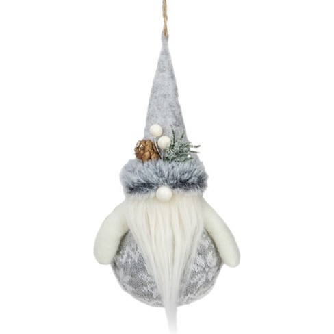 Silver Tree Santa Gnome Felt Ornament, Nordstrom