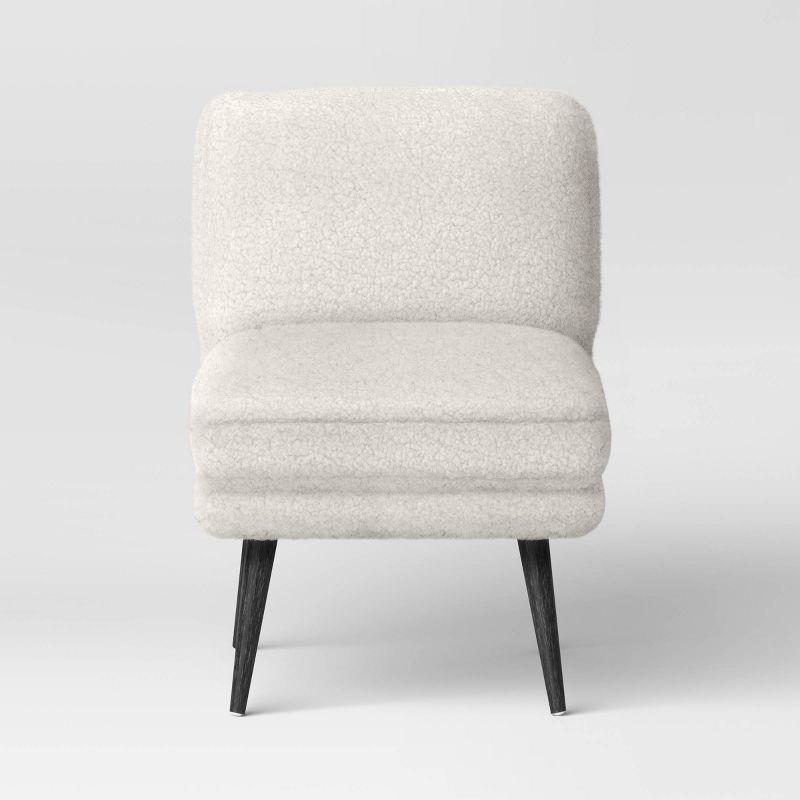 Harper Faux Fur Slipper Chair - Threshold™, 4 of 12