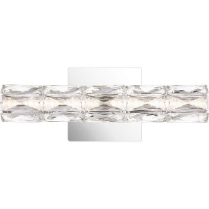 Quoizel Lighting Luster 1 - Light Vanity in  Polished Chrome - 1 of 3