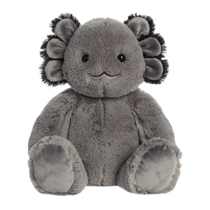 Aurora Medium Axolotl Cuddly Stuffed Animal Black 12" - 1 of 4