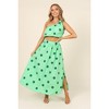 Petal and Pup Women's Phillipa Top - Green Spot L - 2 of 4