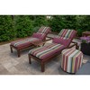 Casual Cushion Solid Sunbrella Fabric 1-Piece Indoor/Outdoor Lumbar Pillow, 22"W x 9"L - 2 of 4