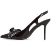 Journee Collection Womens Viera Mid Heel Pointed Toe Pumps - 2 of 4