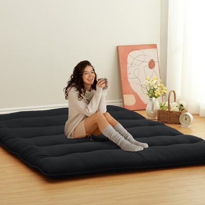 WhizMax Japanese Futon Floor Mattress, Sleeping Mattress for Floor, Tatami Mat, Roll Up Mattress Camping Mattress Pad