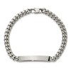 Chisel Stainless Steel Polished Curb Link 8" ID Bracelet - 4 of 4