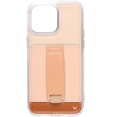 Walli Cases Creamsicle Color Block Phone Case with Wallet and Finger Strap