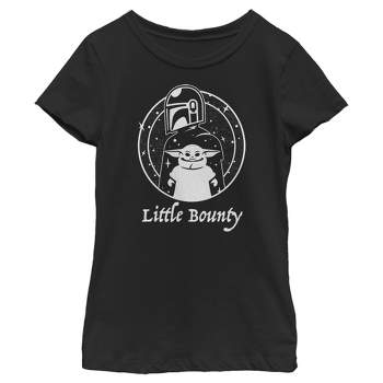 Girl's Star Wars The Mandalorian The Child Mando Little Bounty T-Shirt