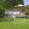 3 Piece Dog Agility Training Set with Adjustable Hurdles Water Spray and Carry Bag,Outdoor Dog Obstacle Course for Exercise - LAOTIES - 2 of 4