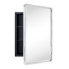 TEHOME Eldee Surface Mount Rectangular Metal Framed Bathroom Medicine Cabinet with Mirror - 2 of 4