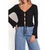 Petal and Pup Womens Islah Pointelle Cardigan Top - 4 of 4