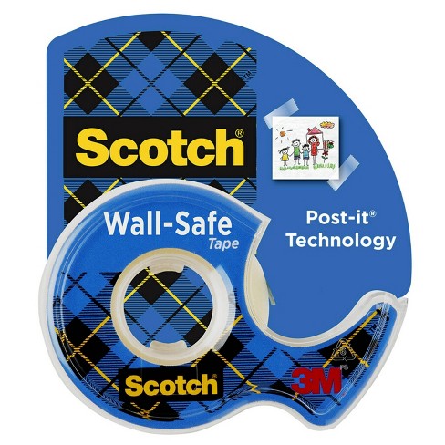 Scotch Wall-Safe Tape with Post-it Technology