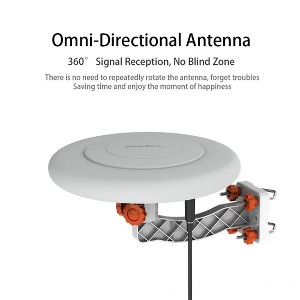 Karl Home HDTV Antenna Amplified Digital TV Antenna 150 Miles Range 360-Degree Rotation Outdoor - 1 of 4