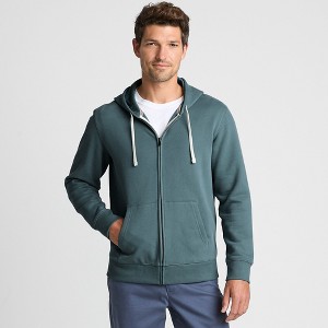 Lands' End Men's Serious Sweats Full Zip Hoodie - 1 of 4