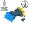Novelty Lights C6 LED Christmas String Lights 70 Strawberry Bulbs (Green Wire, 24 Feet) - 2 of 4