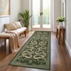 Modern Pastoral Snake Print Area Rug Machine Washable Low Pile Non Slip Non Shedding Stain-Resistant Floor Carpet for Living Room Bedroom Kitchen - 3 of 4