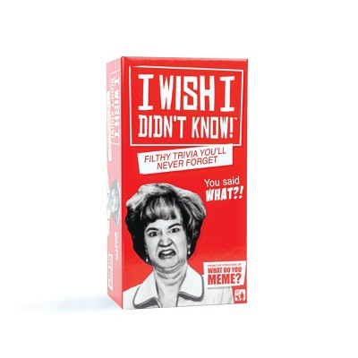 I Wish I Didn't Know! Card Game