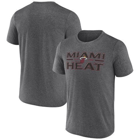 Nba Miami Heat Men's Short Sleeve Drop Pass Performance T-shirt : Target