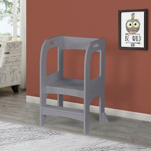 Child Standing Tower, Step Stools for Kids, Toddler Step Stool for Kitchen Counter - 1 of 4
