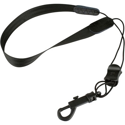 Protec Protec Nylon Saxophone Neck Strap with Plastic Swivel Snap, 24" Tall Black Plastic Hook