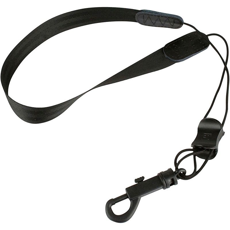 Protec Protec Nylon Saxophone Neck Strap with Plastic Swivel Snap, 24" Tall Black Plastic Hook, 1 of 2