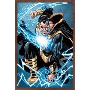Trends International DC Comics - Black Adam - Lightning Framed Wall Poster Prints - 1 of 4