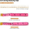2 Pack Tape Measure Measuring Tape for Body Fabric Sewing Tailor Cloth Knitting Vinyl Home - 2 of 4
