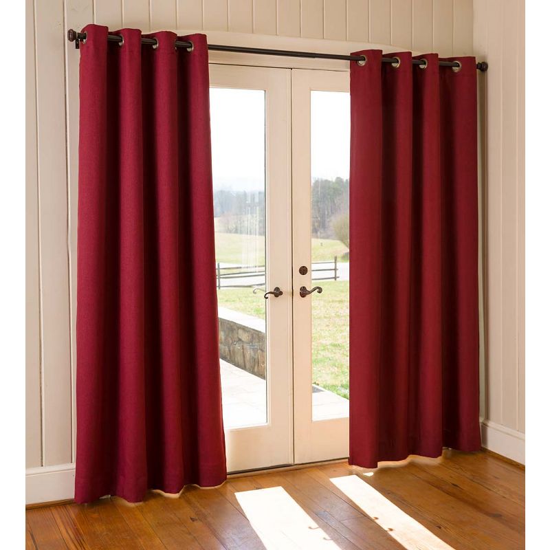 Madison Double-Blackout Grommet Curtain Pair, 40"W x 84"L per panel, 2 of 3