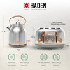 Haden Heritage 4 Slice Wide Slot Stainless Steel Toaster Bundled with 1.7 Liter Stainless Steel Electric Water Kettle, Steel & Copper - 4 of 4