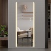 APRILSOUL 65*21in Led mirror full length,Frameless full-length mirror,Wall Mounted Mirror with three-color changing Light - 2 of 4
