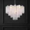 Breanna Glass Chandelier - CTL1057 - Chrome/Clear - Safavieh - 4 of 4