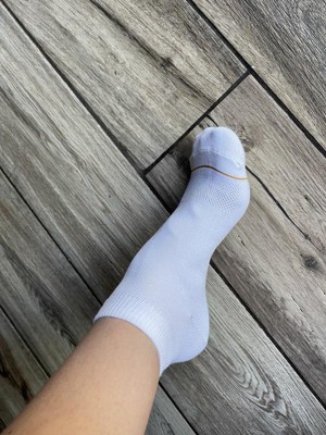 All Pro Women's 6pk Ultra Soft Low Cut Socks - White 4-10 : Target