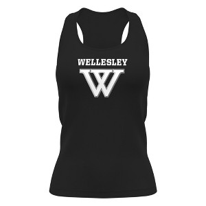 Women's Wellesley College Adult Sport Tank Top Primary Logo - 1 of 4