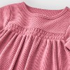 Baby Girls' Long Sleeve Waffle Romper - Cat & Jack™ - 3 of 4