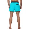 Lars Amadeus Men's Holiday Solid Elastic Waist Side Pockets Beach Shorts - image 3 of 4