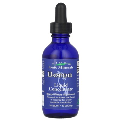 Eidon Ionic Minerals Boron, Liquid Concentrate, 2 oz (60 ml) (10 mg per Serving)
