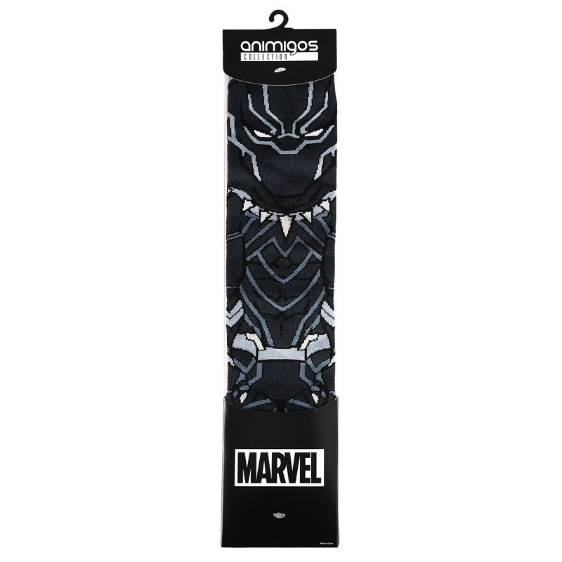 Marvel Black Panther 360 Casual Character Crew Socks for Men, 3 of 4