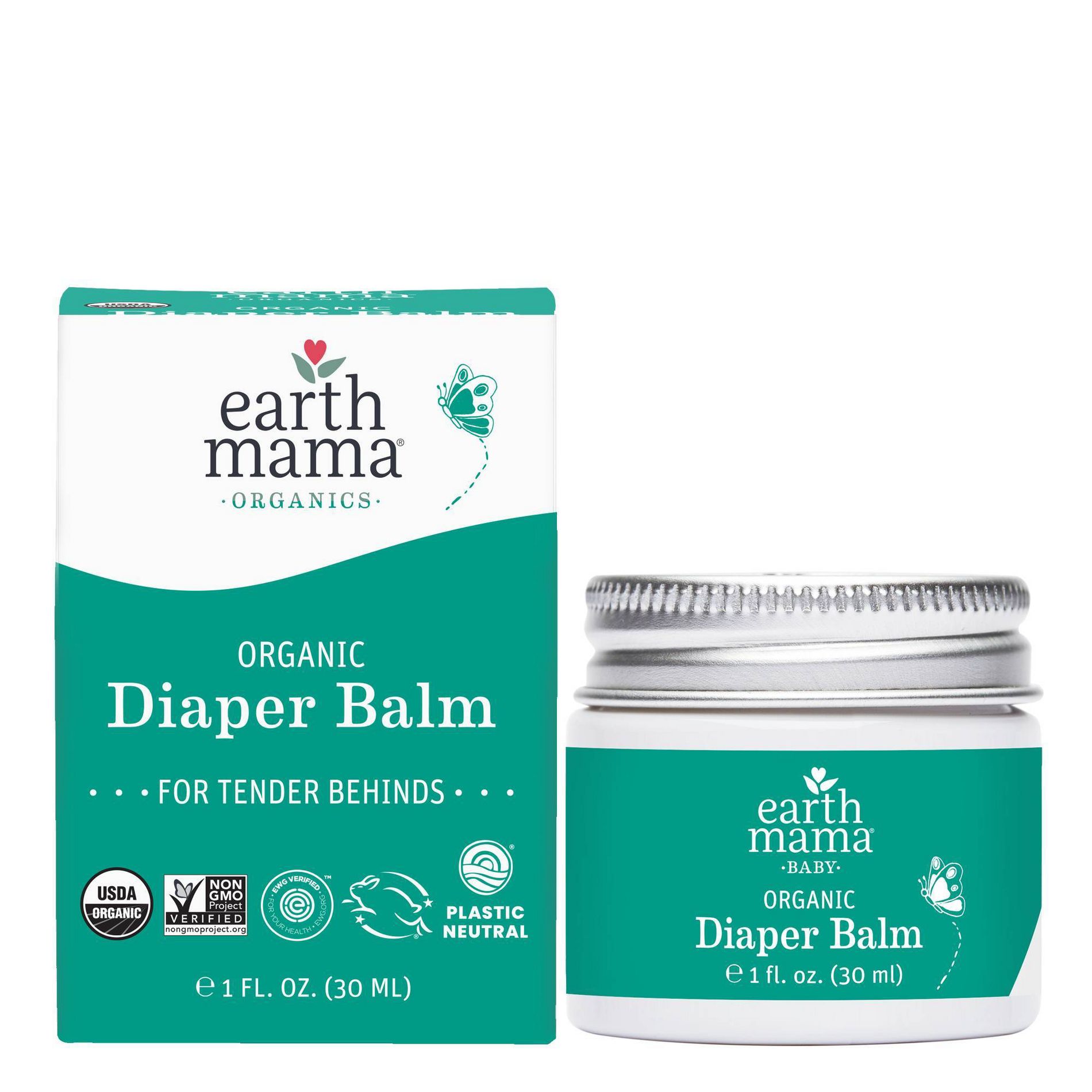Earth Mama Organic Diaper Balm - 1 oz