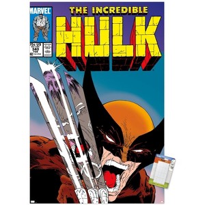 Trends International Marvel Comics X-Men - Wolverine Incredible Hulk #340 Unframed Wall Poster Prints - 1 of 4