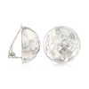 Ross-Simons Italian Sterling Silver Hammered Dome Clip-On Earrings - 3 of 4