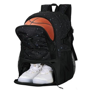 Generic Basketball Backpack,Large Sports Bag with Ball Compartment & Shoe Compartment - 1 of 4