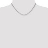 Black Bow Jewelry 1.65mm 14k White Gold Solid Wheat Chain Necklace - 2 of 4
