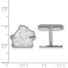 Black Bow Jewelry Sterling Silver Northern Illinois Huskies NCAA Cuff Links - 2 of 3