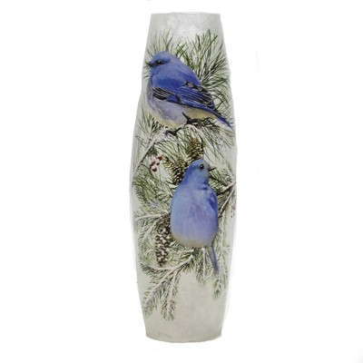 Stony Creek 11.75" Winter Bluebird Large Vase Pre-Lit Electric Winter  -  Novelty Sculpture Lights