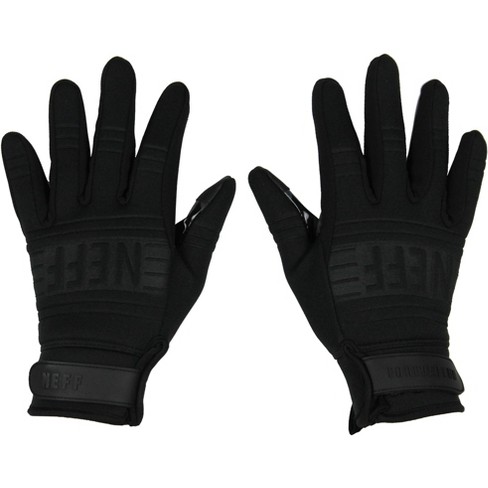 Neff Daily Pipe Neoprene No slip Palm Adult Snowboarding Gloves s Black Black Target