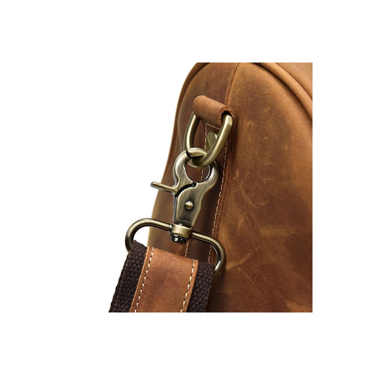 The Bjarke Weekender | Handcrafted Leather Duffle Bag - thumbnail 9