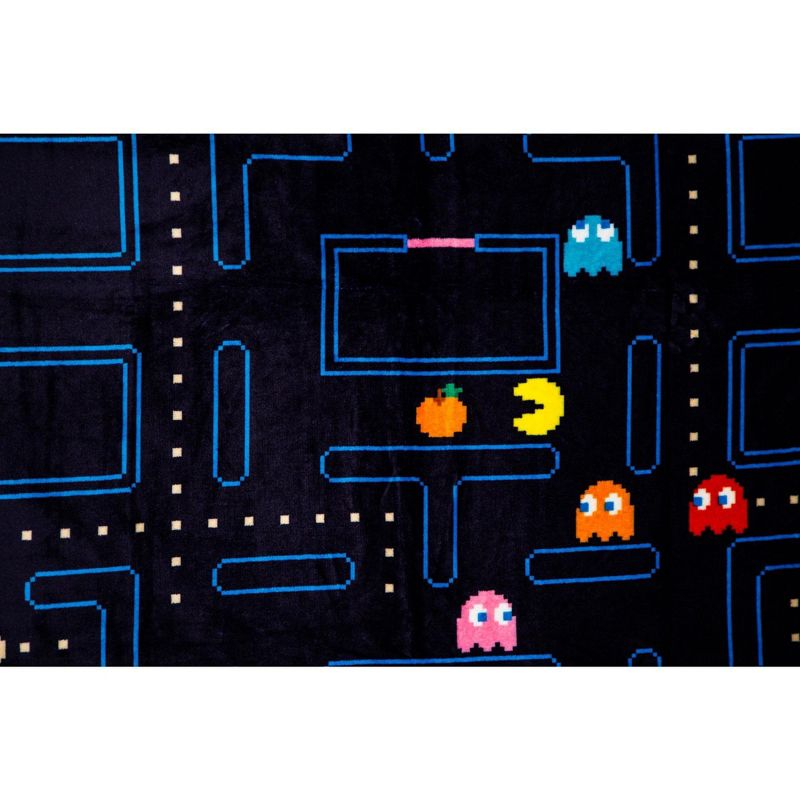 Just Funky Pac-Man Maze Fleece Throw Blanket | Cozy Lightweight Blanket | 45 x 60 Inches, 4 of 7