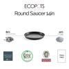 Ecopots Round Recycled Plastic Modern In/Outdoor Planter Flower Pot Saucer - 2 of 4