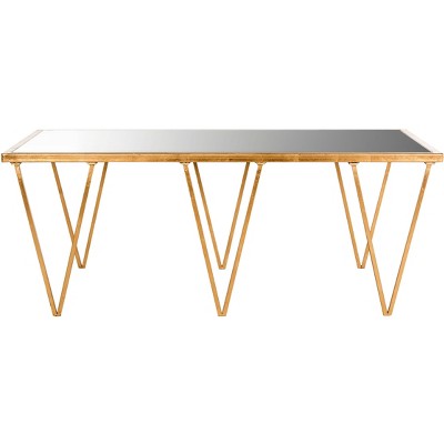 Arlene Coffee Table - Gold/Mirror - Safavieh