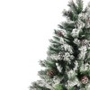 Northlight Medium Flocked Angel Pine Artificial Christmas Tree - 6' - Unlit - image 4 of 4